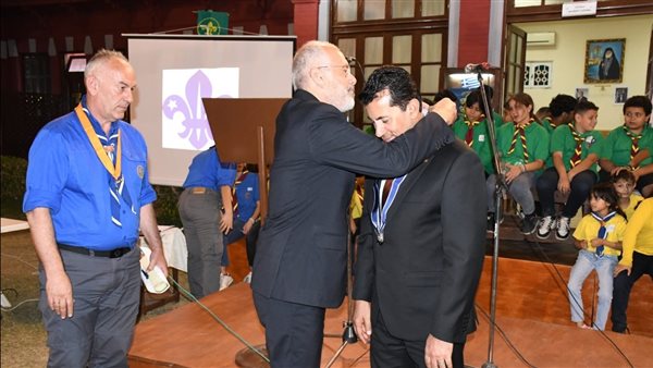 جانب من التكريم 