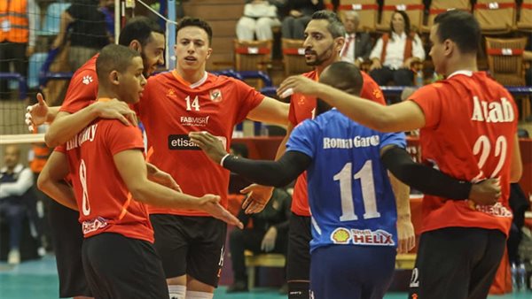 رجال طائرة الأهلي