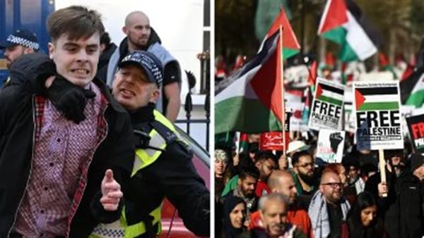 مظاهرات داعمة لفلسطين