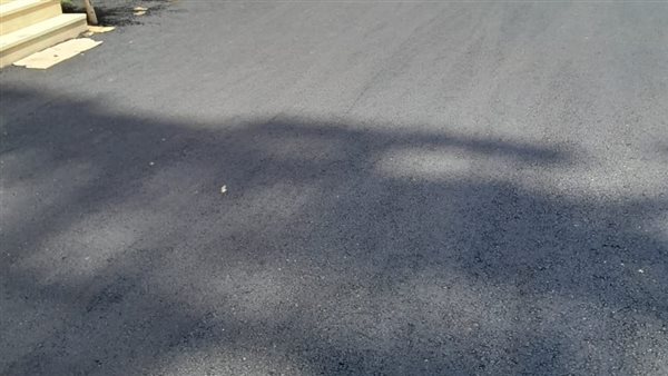 أعمال الرصف الجارية