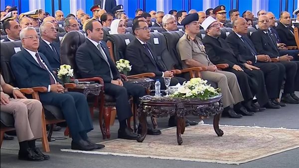 الرئيس السيسيي خلال