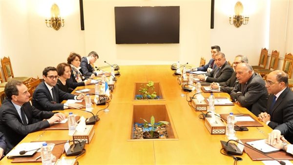 سامح شكري يستقبل