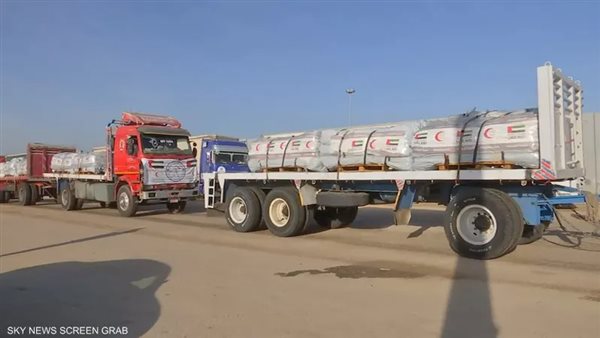 شاحنة مساعدات