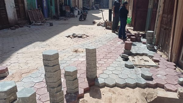  تركيب بلاط الانترلوك