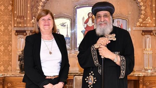 استقبال البابا تواضروس