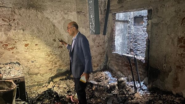 حريق ستوديو الأهرام