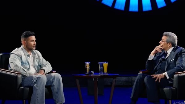 لقاء احمد سعد مع