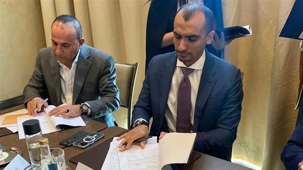 جانب من  مراسم التوقيع