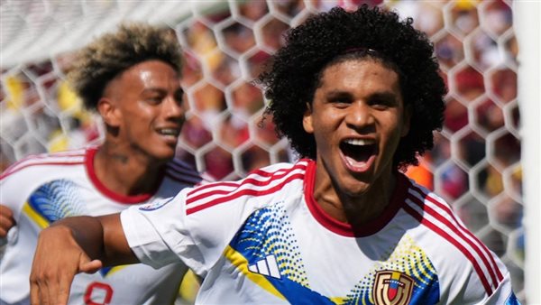 فرحة لاعبي فنزويلا