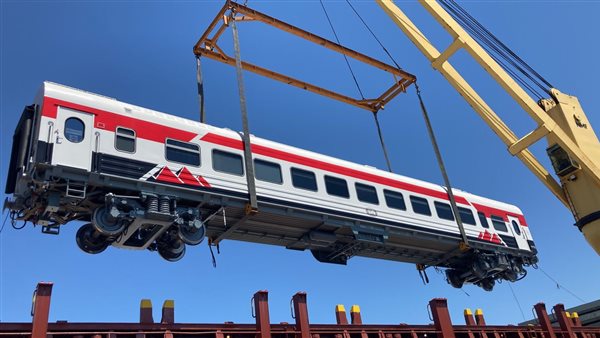 عربة قطار حديثة 