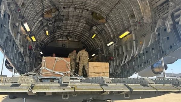 جانب من المساعدات