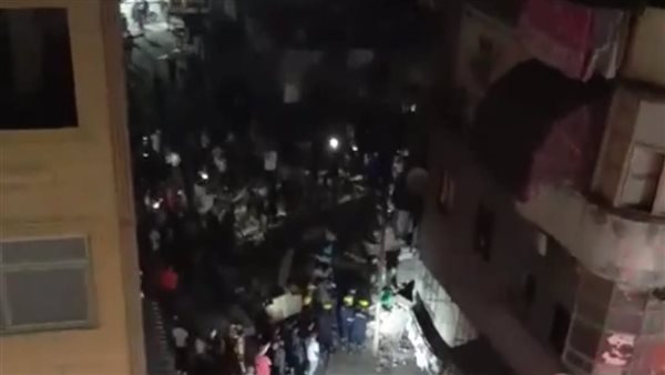 انهيار عقار ببورسعيد