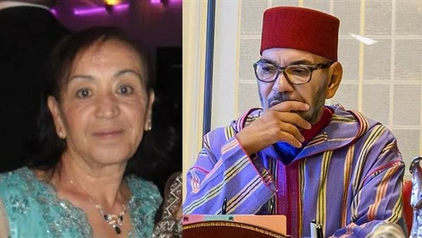 العاهل المغربي ووالدته