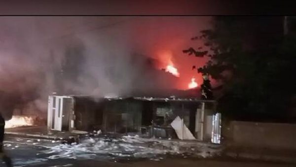 حرق متجر سوري بتركيا