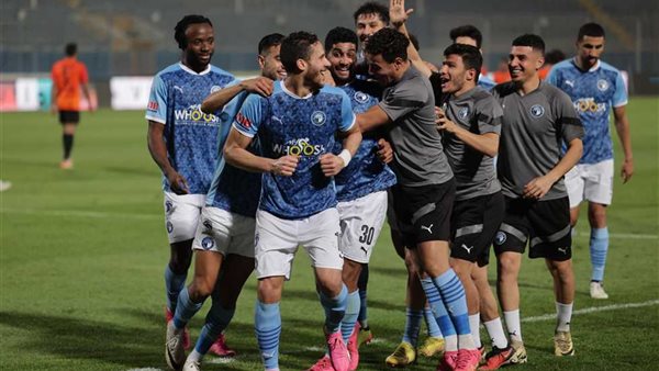 فرحة لاعبي بيراميدز