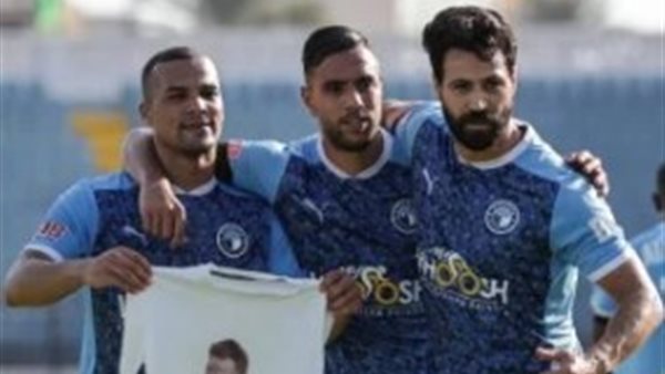 إحتفال لاعبي بيراميدز