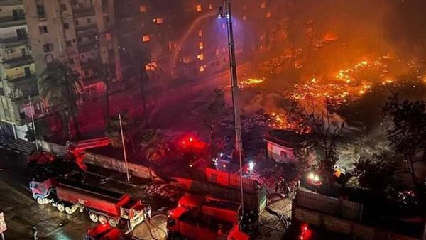 حريق استوديو الاهرام