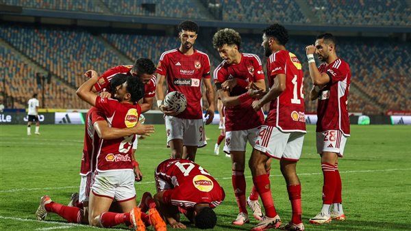 فرحة لاعبي الأهلي