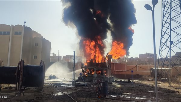 صور من الحريق