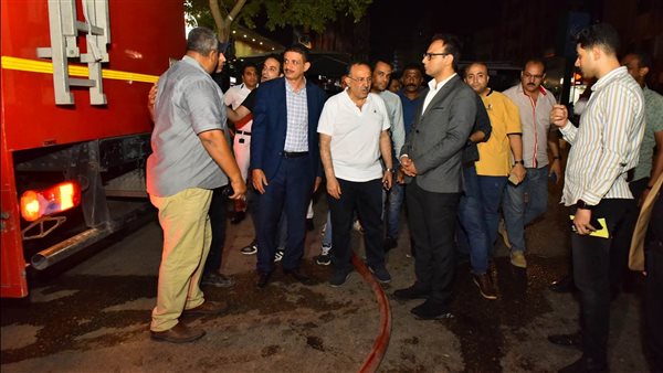 المحافظ في موقع الحادث