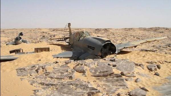 حطام طائرة - أرشيفية