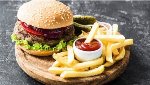 البرجر في المنزل