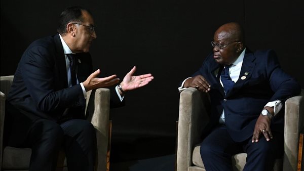 مدبولي ورئيس غانا