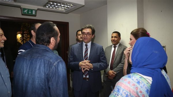 وزير الثقافة يتفقد