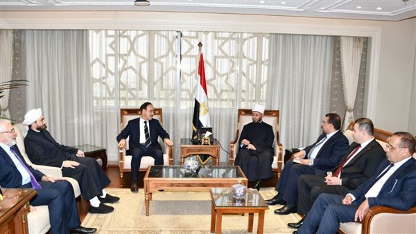 لقاء وزير الأوقاف