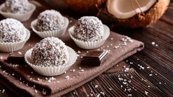 كرات شوكلاتة بجوز