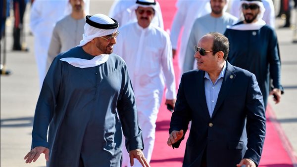 الزعيمان المصري ولاماراتي