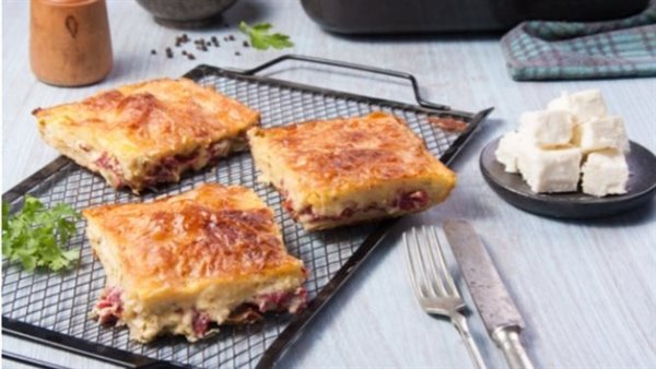 جلاش الجبن والبسطرمة