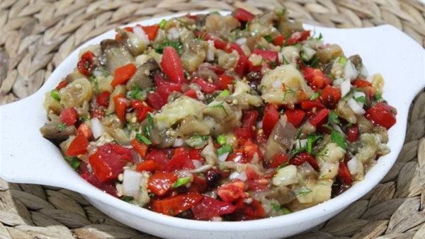 سلطة الباذنجان المشوي