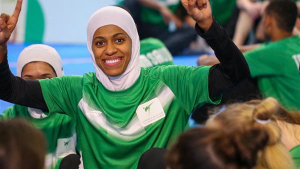 لاعبة التايكوندو