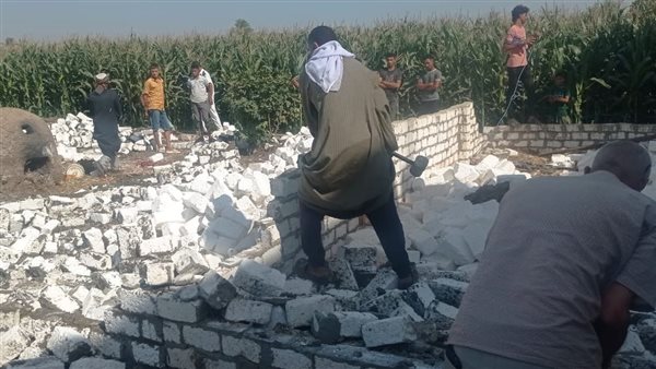 جانب من الإزالة