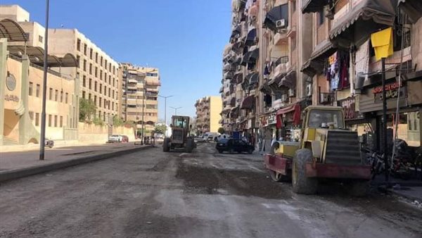 أعمال تطوير شارع