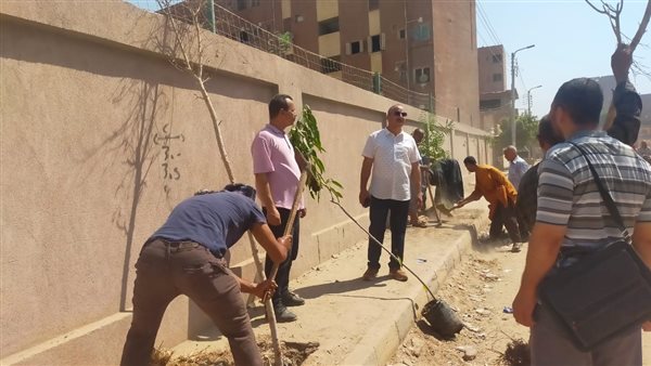 أعمال التشجير وزراعة