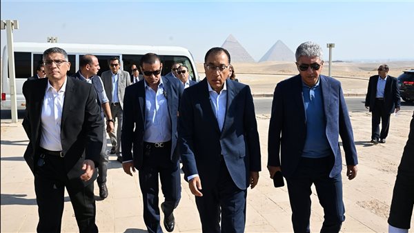 مدبولي في الاهرامات