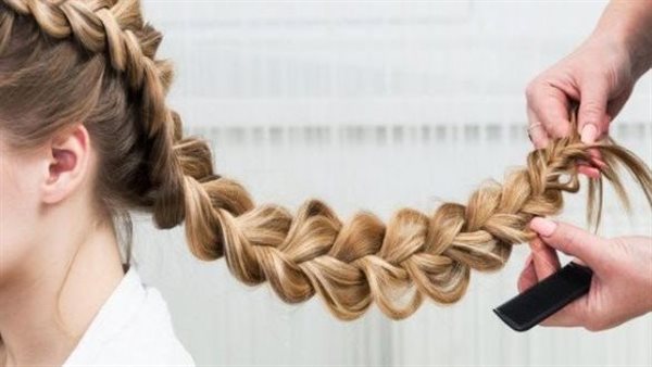 ضفائر الشعر 