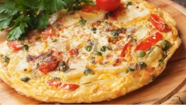 أومليت البيض بالخضار