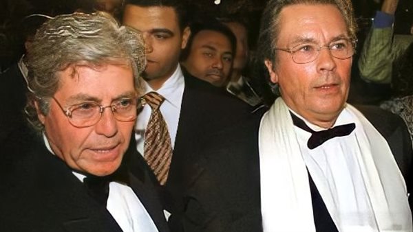 حسين فهمي وآلان ديلون