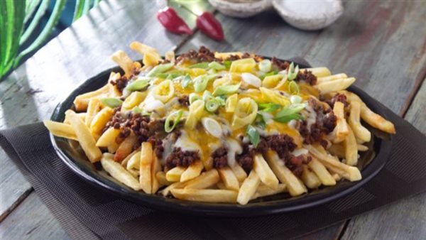 تكساس فرايز باللحم