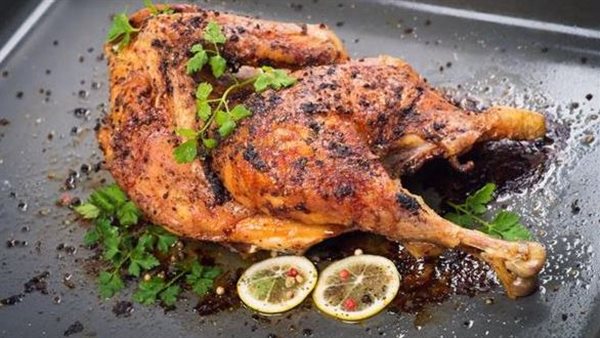 الفراخ بالزعتر 