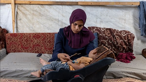 التطعيم في غزة