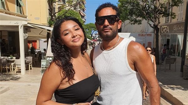 عمرو سعد وابنته 