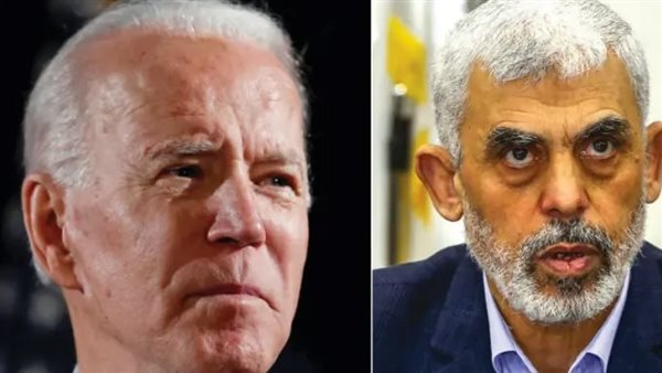 السنوار و بايدن 