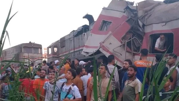 حادث تصادم قطارين