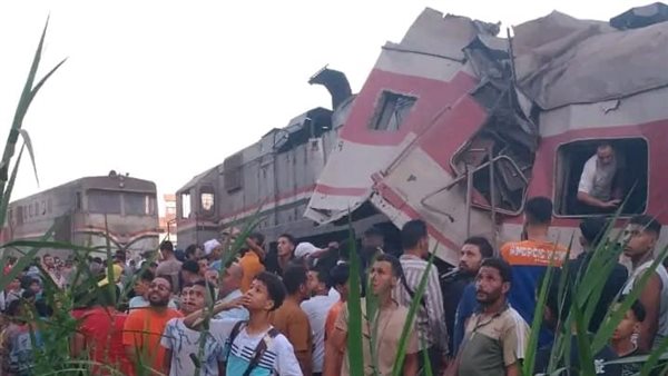 حادث تصادم قطارين