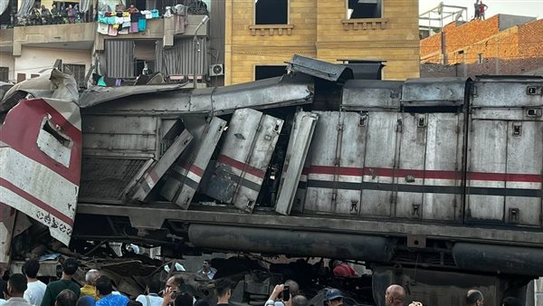 حادث قطارين بالشؤقية