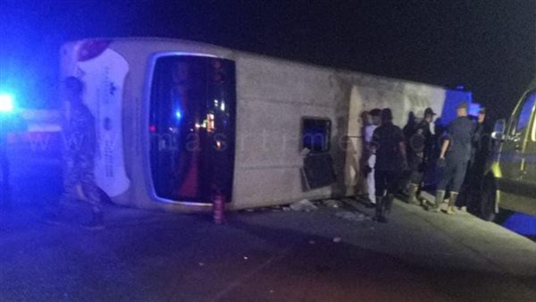 انقلاب أتوبيس سياحي